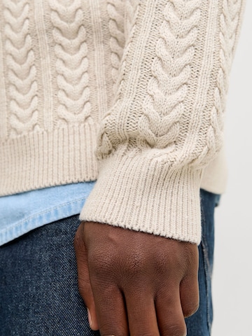 JACK & JONES Pullover 'JPRBLUSEAN' i beige
