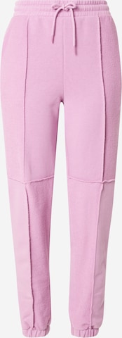 Monki Tapered Broek in Roze: voorkant