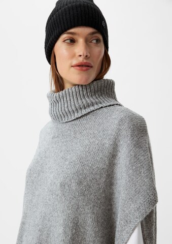 comma casual identity Poncho in Grau