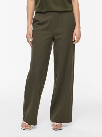 Wide Leg Pantalon 'VARONE' VILA en vert : devant