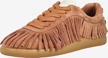 Sneaker bassa di Liu Jo in marrone: frontale