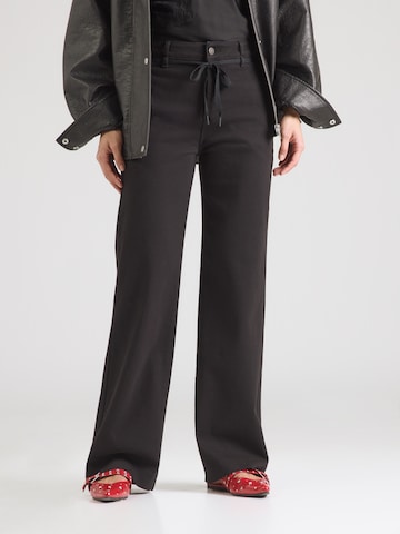 Dawn Loosefit Jeans in Schwarz: Vorderseite