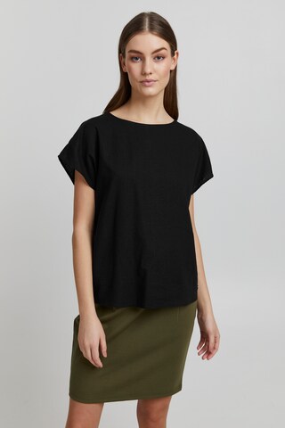 Oxmo Blouse in Zwart: voorkant