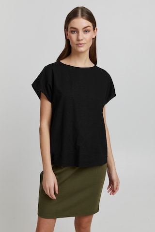 Oxmo Blouse in Black: front