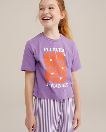 WE Fashion Пижама в Лиловый