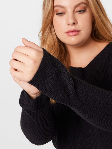 ONLY Carmakoma Sweater 'Melinna' in Black