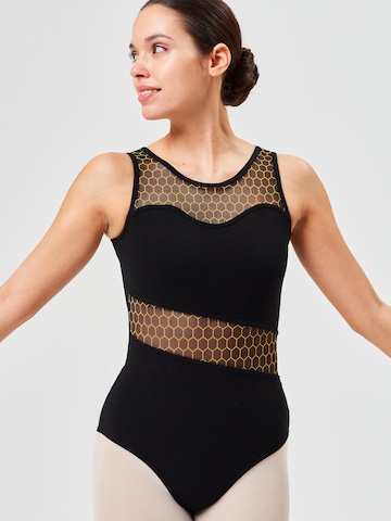 Tanzmuster Athletic Bodysuit 'Bea' in Gold