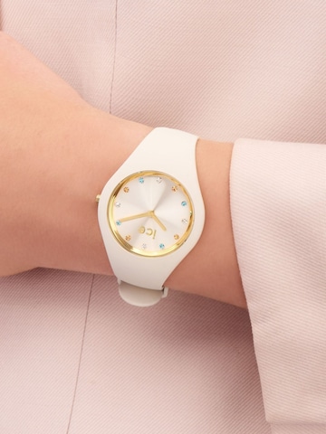 Montre à affichage analogique Ice-Watch en blanc : devant