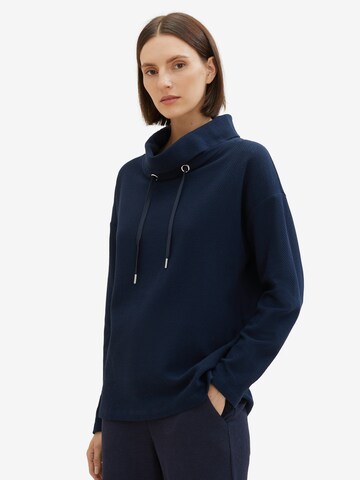 TOM TAILOR Sweatshirt in Blue