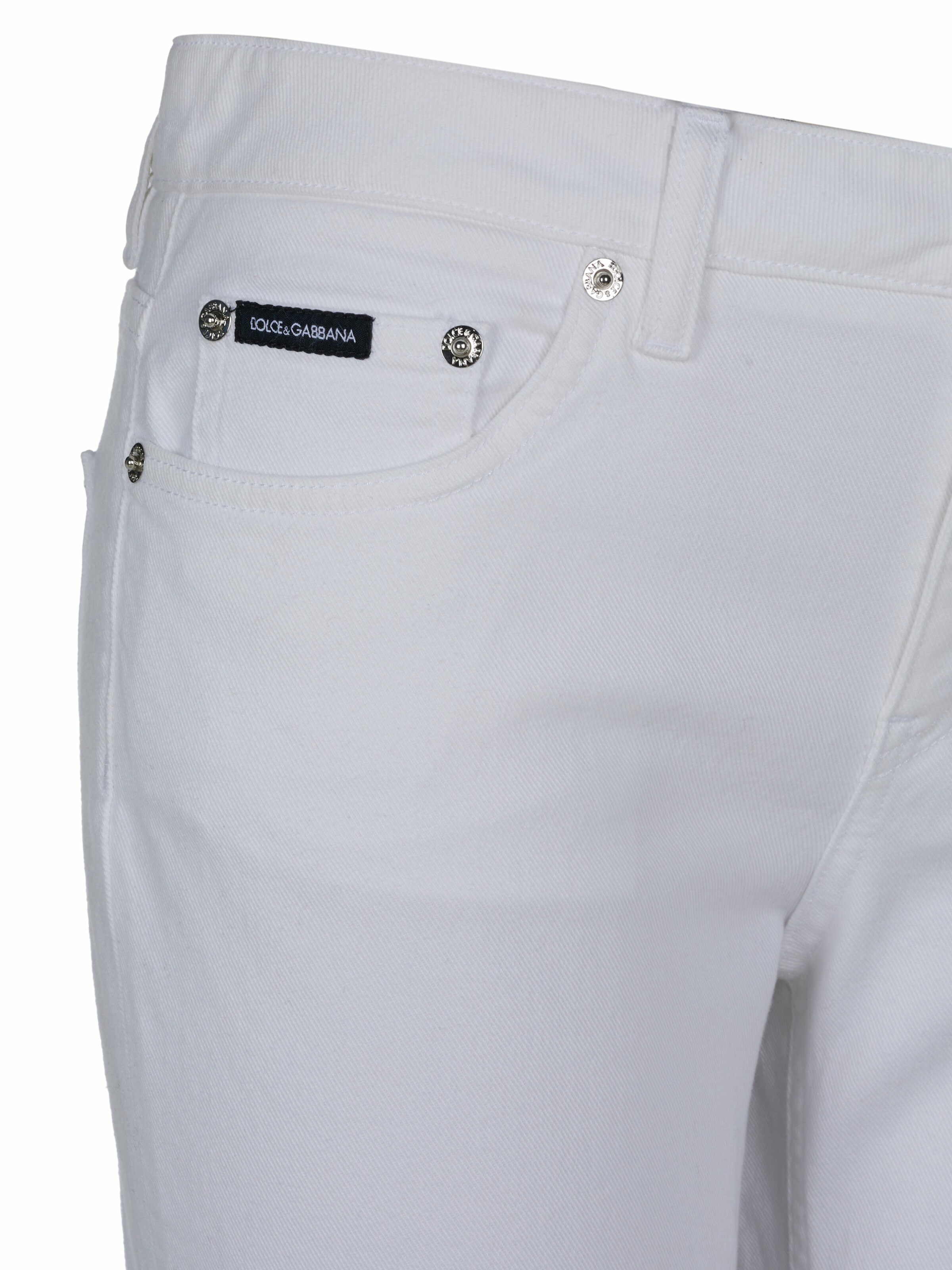 DOLCE & GABBANA Regular Jeans in Wit