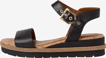 TAMARIS Sandal i svart