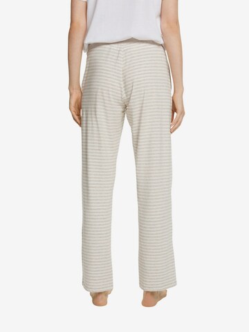 ESPRIT Pajama Pants in Beige