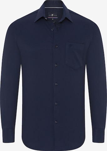 Regular fit Camicia 'Owen' di DENIM CULTURE in blu: frontale