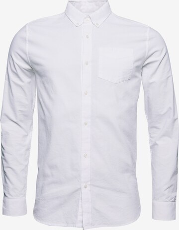 Superdry Regular fit Overhemd in Wit: voorkant