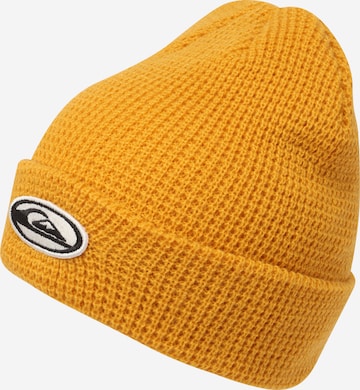 QUIKSILVER Beanie 'PIDGEON AND WAFFLES' in Gold: front