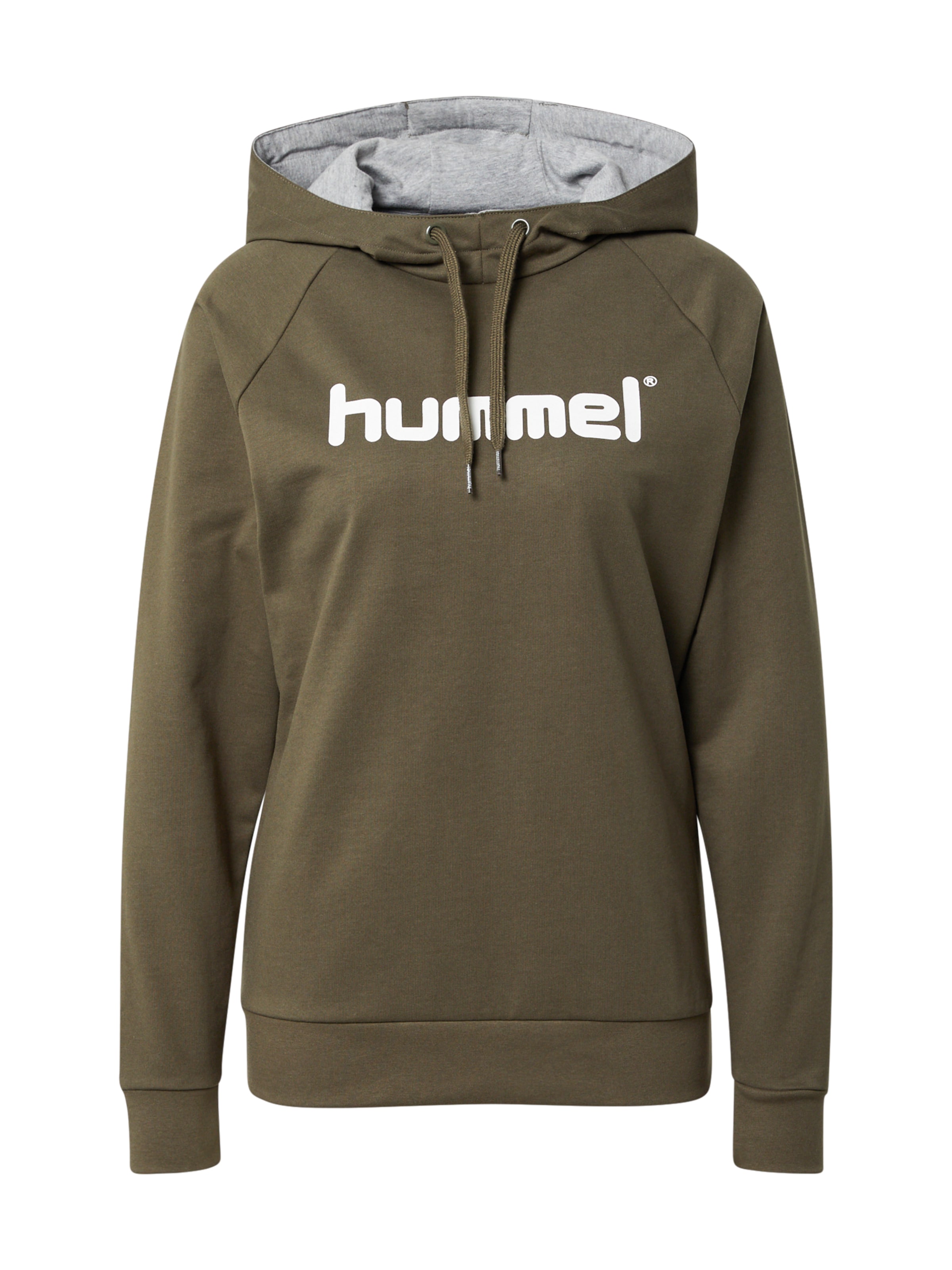 Hummel Sport sweatshirt i grön: framsida