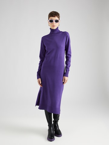 SAINT TROPEZ Knitted dress 'Mila' in Purple