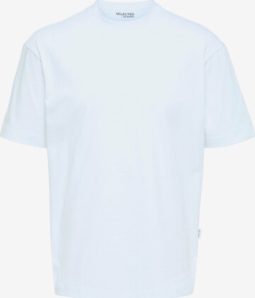 T-Shirt 'Truman' SELECTED HOMME en blanc : devant