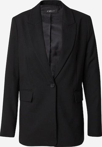 s.Oliver BLACK LABEL - Blazer en negro: frente