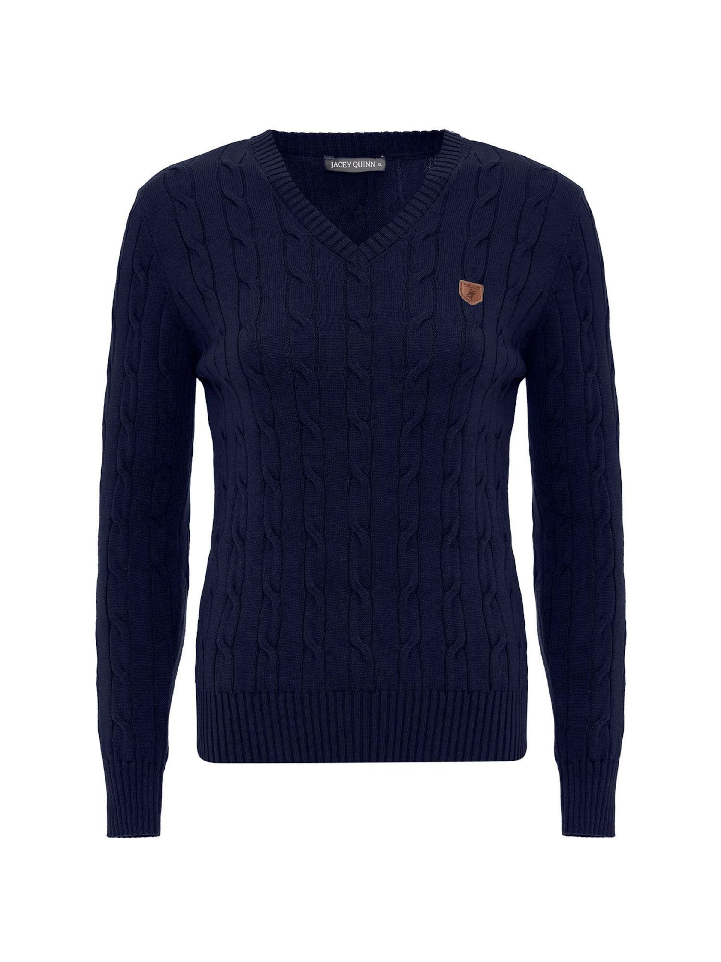 Jacey Quinn - Pullover em azul: frente