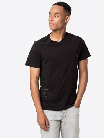 G-Star RAW - Camiseta en negro: frente