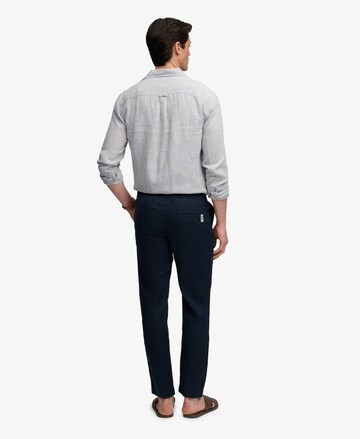 Superdry & Co Regular Hose 'Premium Essentials' in Blau