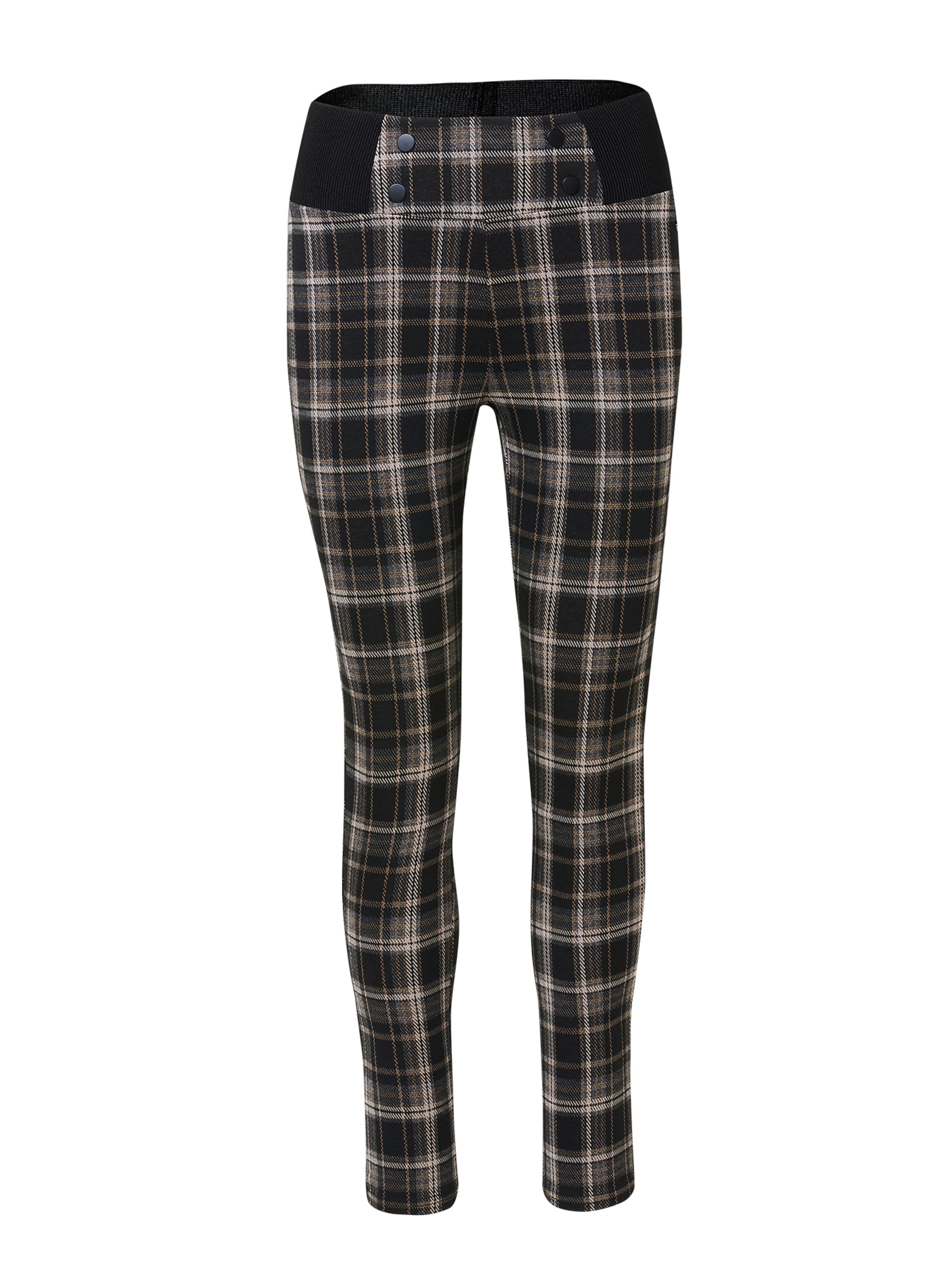 KOROSHI Skinny Leggings in Schwarz: Vorderseite