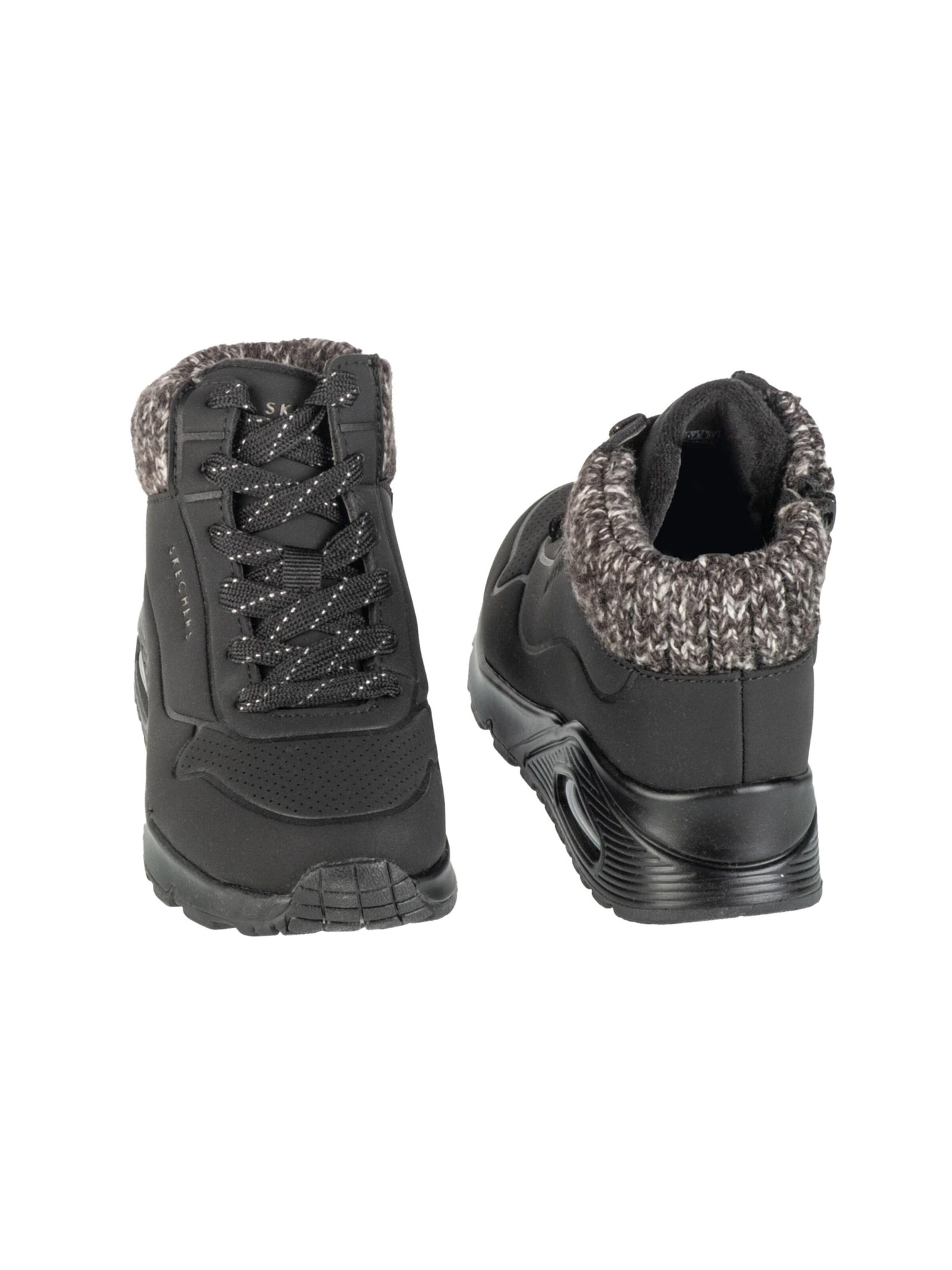 Baskets hautes 'Uno Gen1 - Darling Daze' SKECHERS en noir