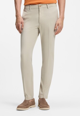 BOSS Slimfit Hose 'H-Kaiton1' in Beige: Vorderseite