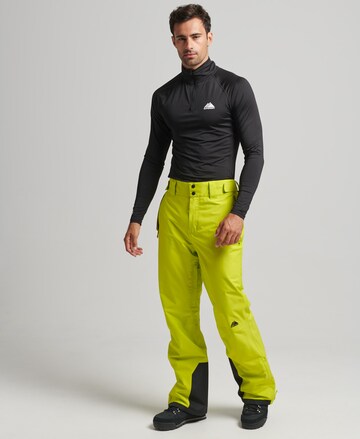 Superdry Snow Regular Workout Pants 'Snow Ultra' in Yellow