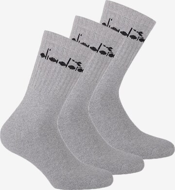 Diadora Athletic Socks in Grey: front