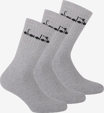 Diadora Athletic Socks in Grey / Light grey / mottled grey / Black, Item view