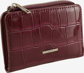Bershka Portemonnaie One Size in Rot: Vorderseite