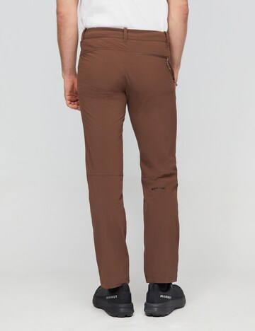 MAMMUT Regular Outdoor Pants in Brown
