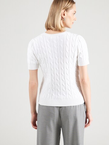 Lauren Ralph Lauren Sweater 'TARJYLL-SHORT SLEEVE-PULLOVER' in White