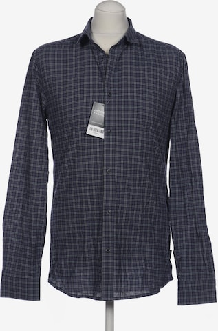 Only & Sons Button Up Shirt in M in Blue: front