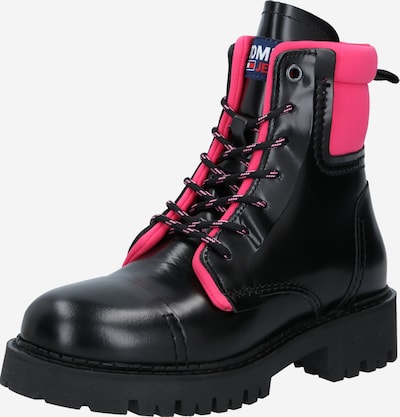 Tommy Jeans Laarzen in de kleur Pink / Zwart, Productweergave