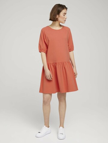 TOM TAILOR DENIM - Vestido en rojo