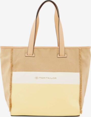 TOM TAILOR Schultertasche in Beige: predná strana