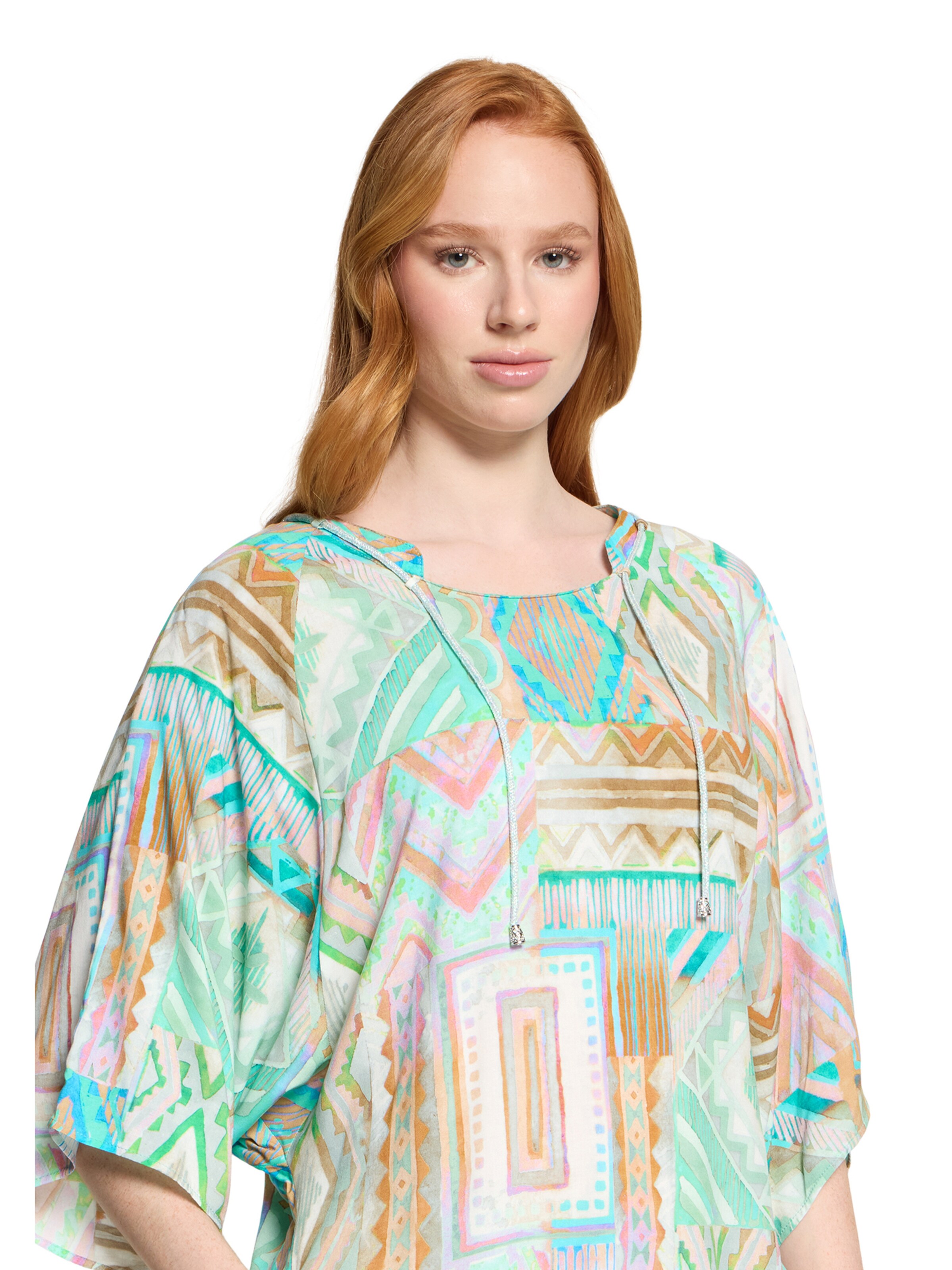 Cartoon Blouse in Groen