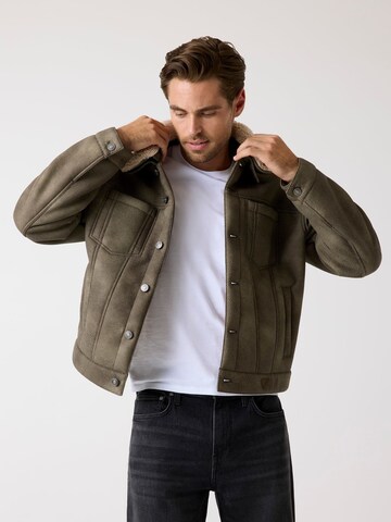 GUESS Between-Season Jacket in Brown: front