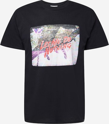Vintage Supply T-Shirt 'LET ME DO NOTHING' in Schwarz: predná strana