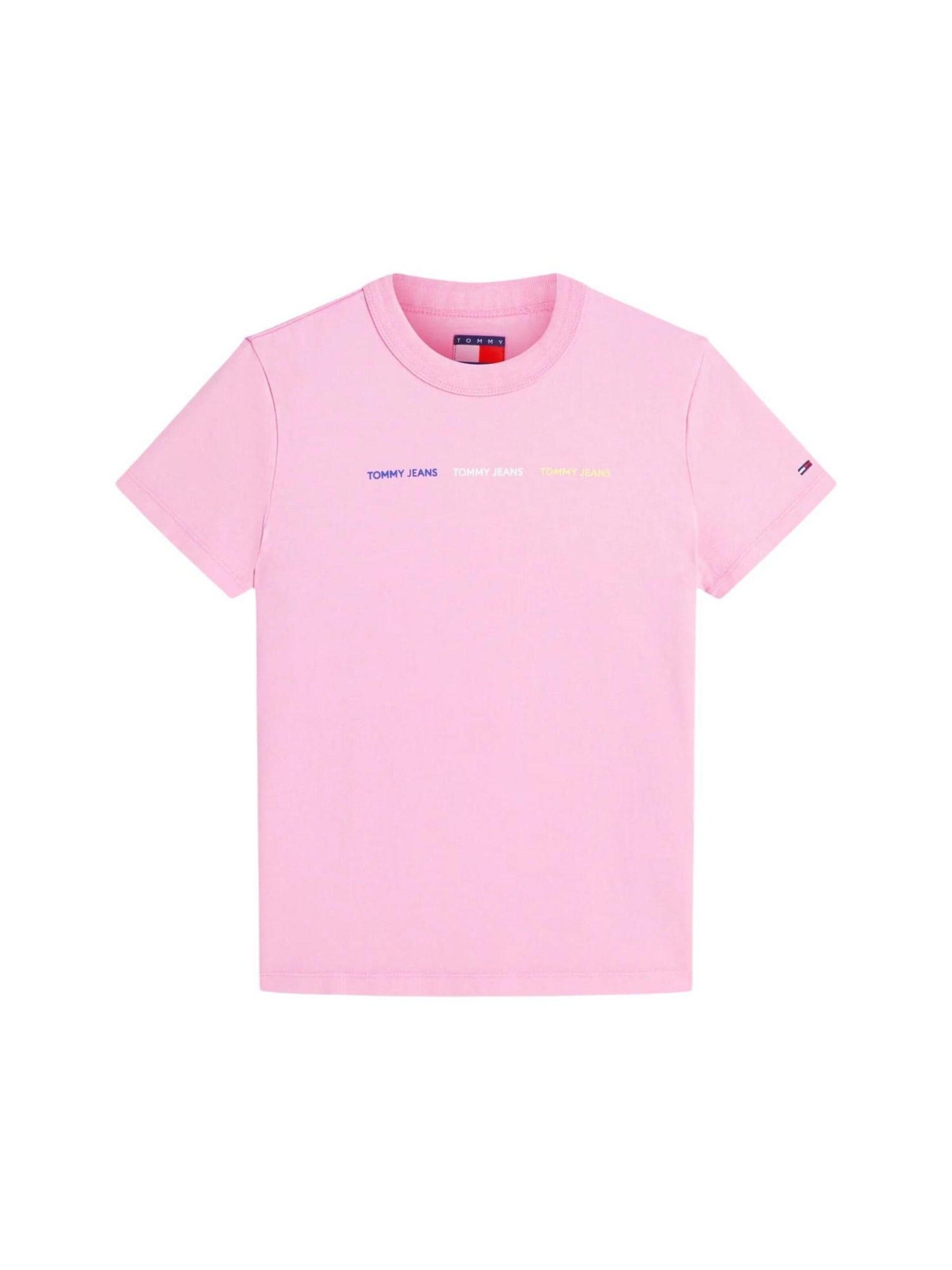 Maglietta 'DW0DW22905' di Tommy Jeans in rosa: frontale