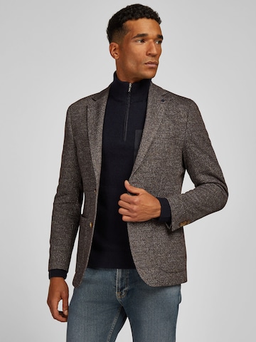 HECHTER PARIS Regular fit Blazer in Brown: front