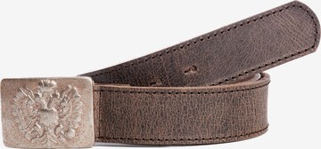 Der Trachtler Belt in Brown: front