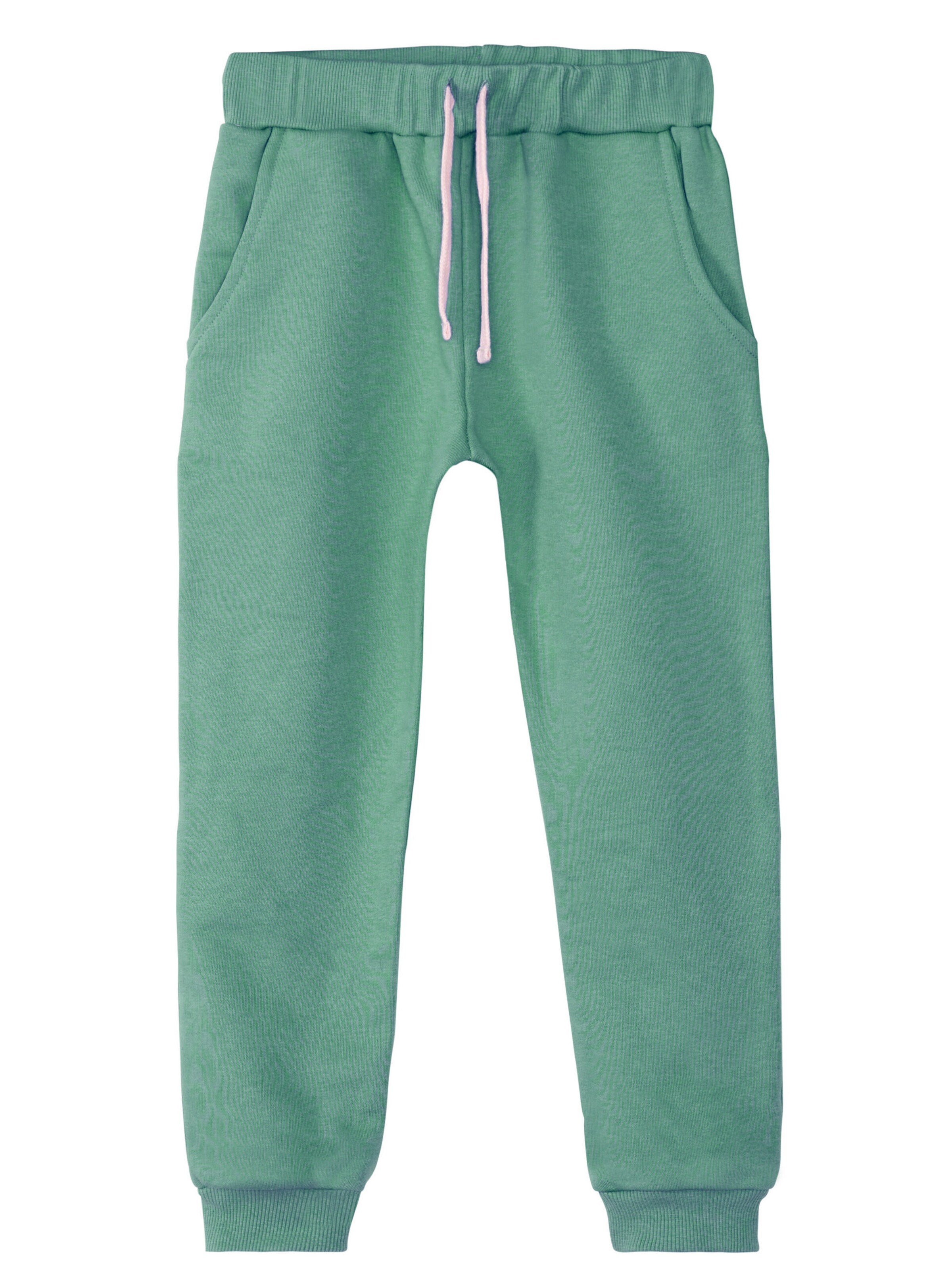 Tuta da jogging 'Flowers' di Denokids in verde