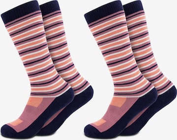 Chaussettes de sport Occulto en violet : devant