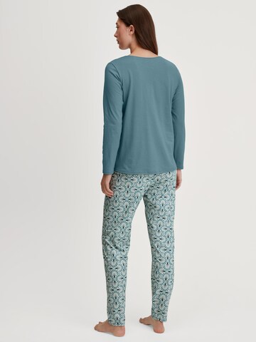 CALIDA Pyjama 'Ornament Nights'‌‌‌‌ in Blau