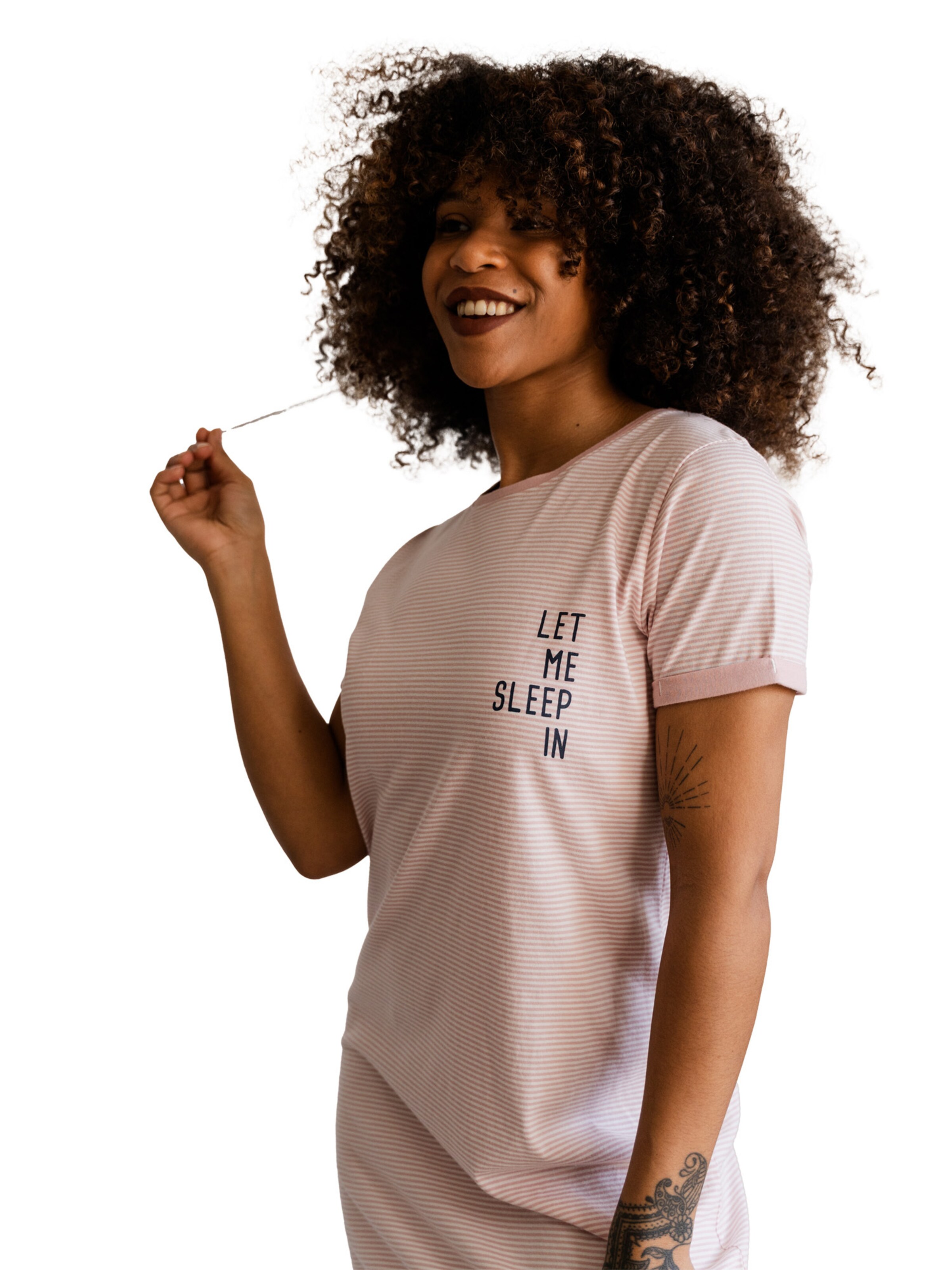 By Louise - Camiseta para dormir ' Classic ' en rosa