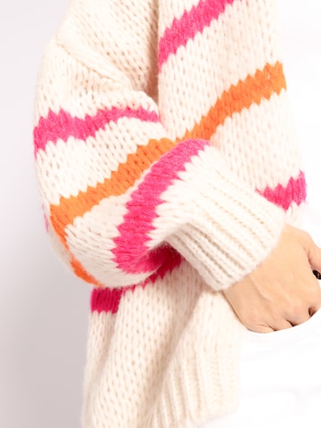 Cardigan oversize SASSYCLASSY en beige